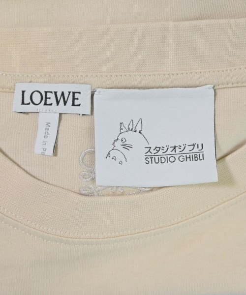 LOEWE（ロエベ）Tシャツ・カットソー ベージュ サイズ:M レディース/2200700832224
