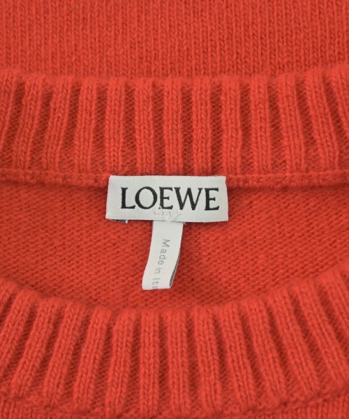 LOEWE（ロエベ）ニット・セーター 赤 サイズ:S メンズ/2200700832583