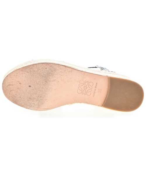 LOEWE（ロエベ）エスパドリーユ 黒 サイズ:EU38(24.5cm位) レディース/2200701481179