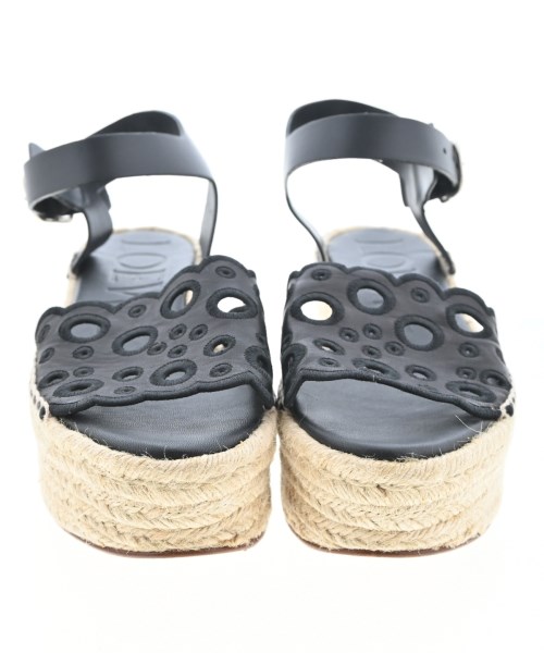 LOEWE（ロエベ）エスパドリーユ 黒 サイズ:EU38(24.5cm位) レディース/2200701481179