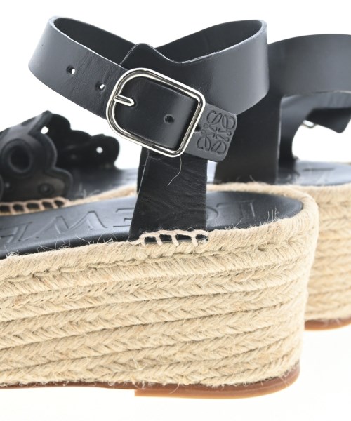 LOEWE（ロエベ）エスパドリーユ 黒 サイズ:EU38(24.5cm位) レディース/2200701481179