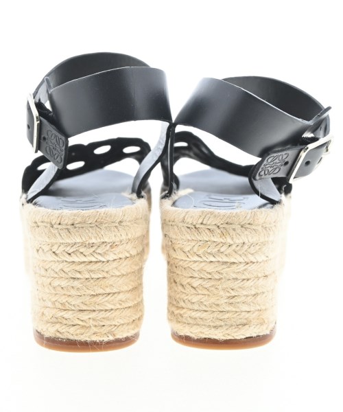 LOEWE（ロエベ）エスパドリーユ 黒 サイズ:EU38(24.5cm位) レディース/2200701481179