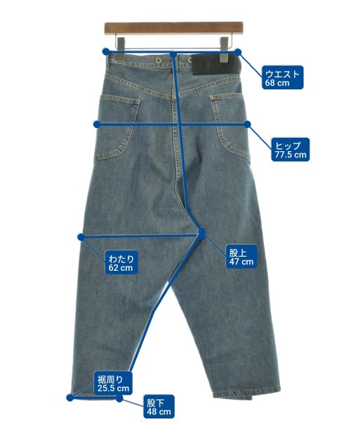 LOEWE（ロエベ）デニムパンツ 青 サイズ:34(XXS位) レディース/2200703562036