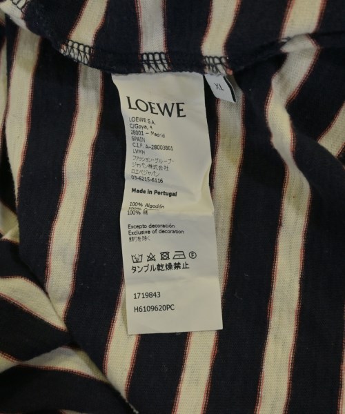 LOEWE（ロエベ）Tシャツ・カットソー 紺 サイズ:XL メンズ/2200702518256