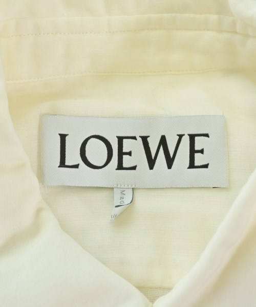 LOEWE（ロエベ）カジュアルシャツ 白 サイズ:44(S位) メンズ/2200702572098