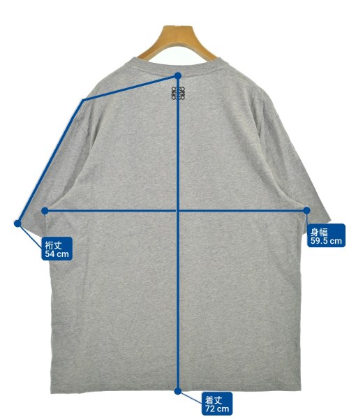 LOEWE（ロエベ）Tシャツ・カットソー グレー サイズ:M レディース/2200702572449