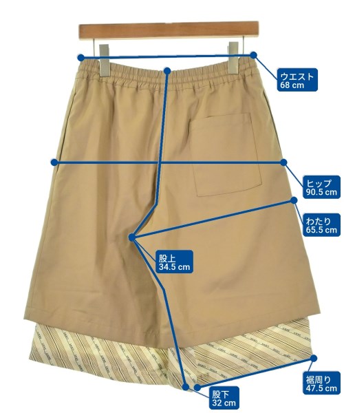 LOEWE（ロエベ）ショートパンツ ベージュ サイズ:XS メンズ/2200704436084