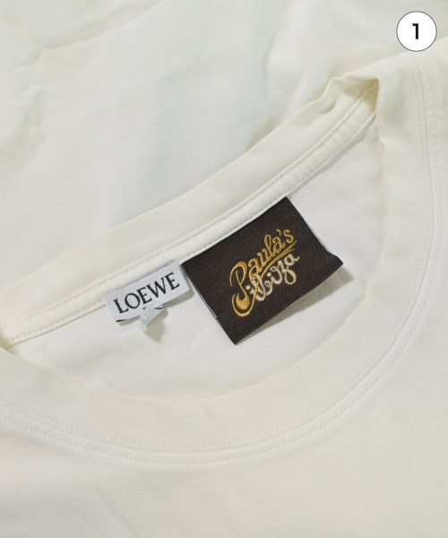 LOEWE（ロエベ）Tシャツ・カットソー 白 サイズ:S メンズ/2200704645073