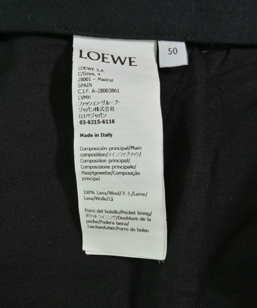 LOEWE（ロエベ）スラックス グレー サイズ:50(XL位) メンズ/2200704333062