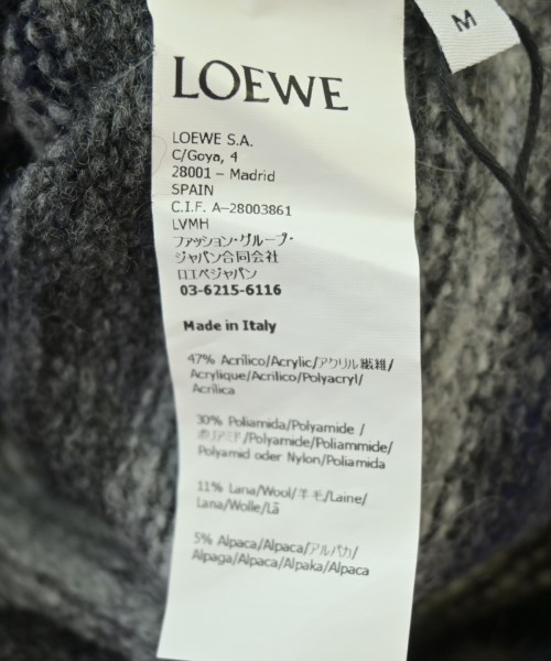 LOEWE（ロエベ）ニット・セーター グレー サイズ:M メンズ/2200705077095