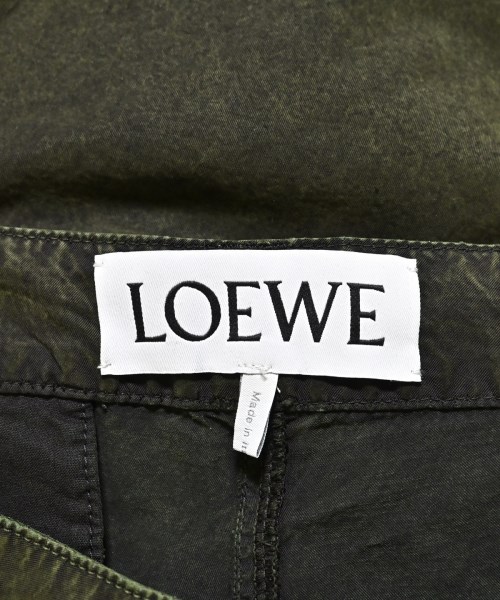 LOEWE（ロエベ）ショートパンツ カーキ サイズ:46(M位) メンズ/2200705077132