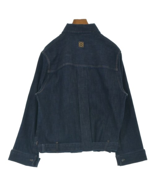 LOEWE（ロエベ）デニムジャケット 紺 サイズ:32(XXS位) レディース/2200699774017