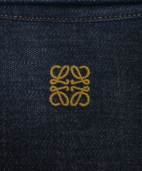 LOEWE（ロエベ）デニムジャケット 紺 サイズ:32(XXS位) レディース/2200699774017