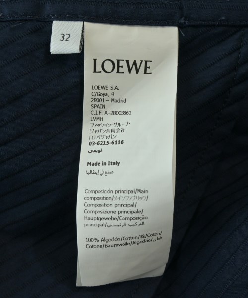 LOEWE（ロエベ）ワンピース 紺 サイズ:32(XXS位) レディース/2200699774024