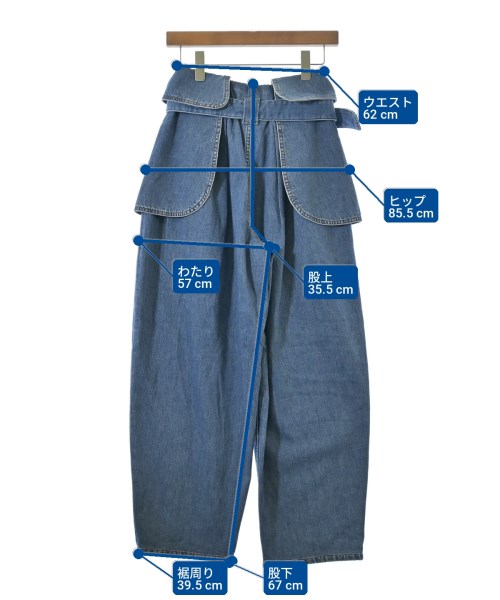 LOEWE（ロエベ）デニムパンツ 青 サイズ:32(XXS位) レディース/2200699774130
