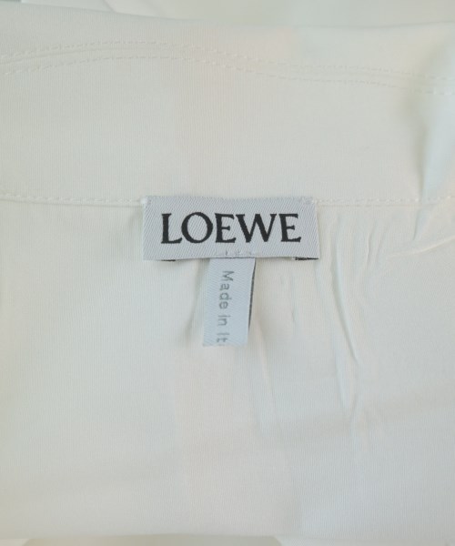 LOEWE（ロエベ）カジュアルシャツ 白 サイズ:38(S位) メンズ/2200699774222