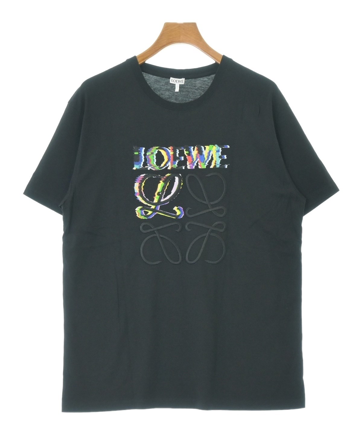 LOEWE 幾何学模様 Tシャツ 黒★クリーニング済LOEWE 正規店で買った品 LOEWE（ロエベ）Tシャツ・カットソー 黒 サイズ:S メンズ