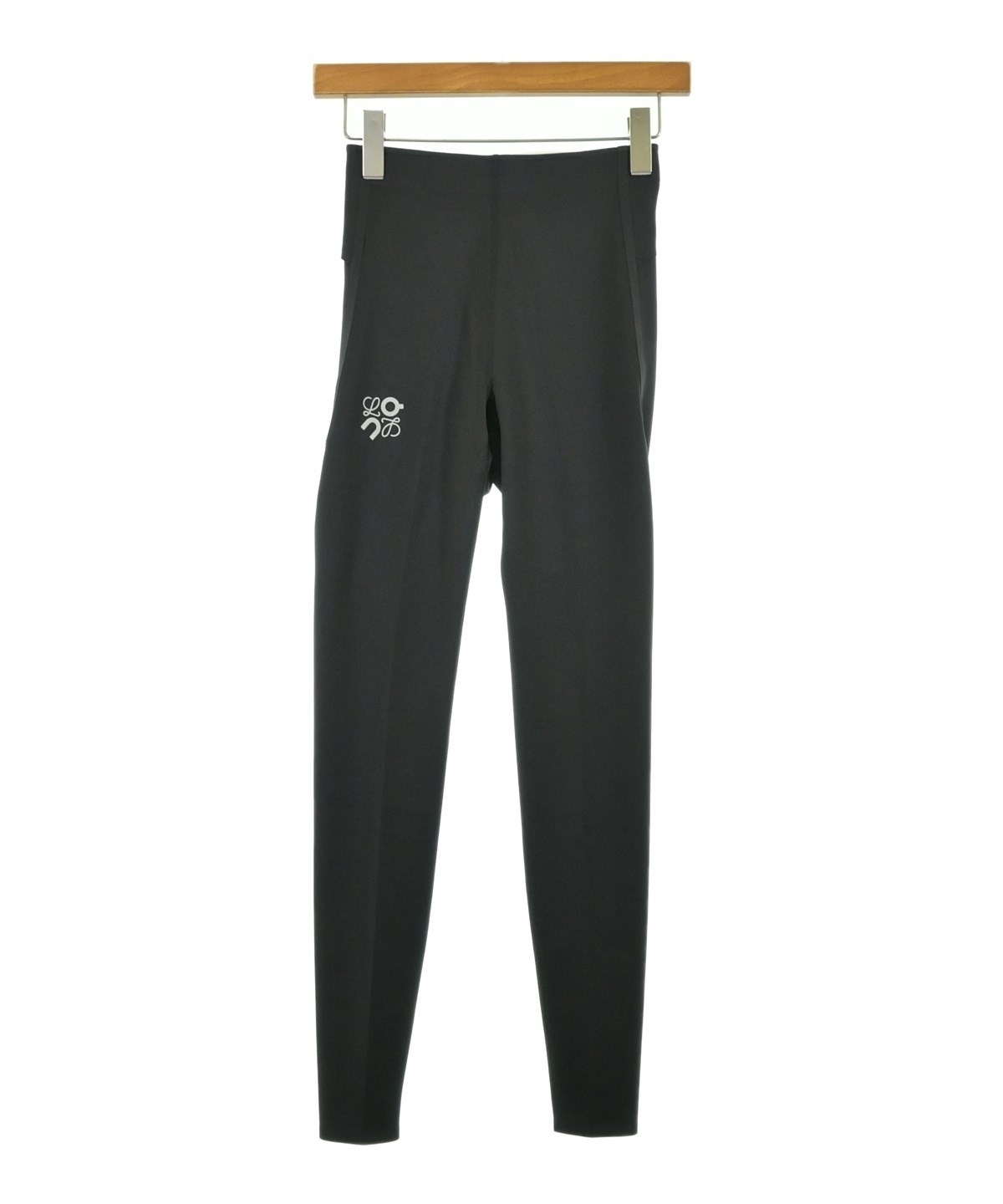LOEWE (ロエベ) XSサイドロゴ レギンス ボトムス ナイロン LOEWE（ロエベ）その他 黒 サイズ:XS レディース/2200704549029