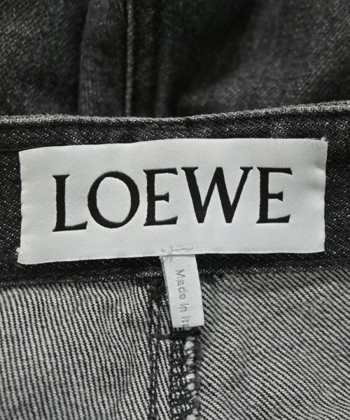 LOEWE（ロエベ）デニムパンツ 黒 サイズ:32(XXS位) レディース/2200706707045
