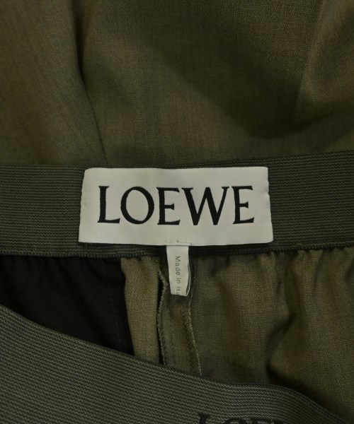 LOEWE（ロエベ）スラックス カーキ サイズ:XS レディース/2200703919151