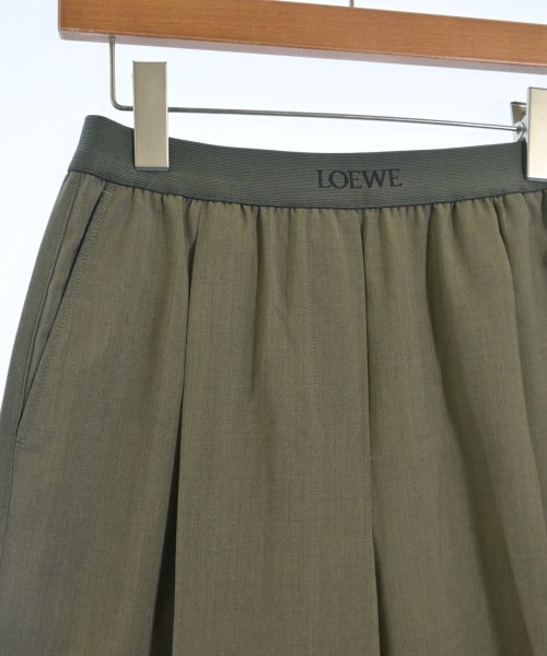 LOEWE（ロエベ）スラックス カーキ サイズ:XS レディース/2200703919151