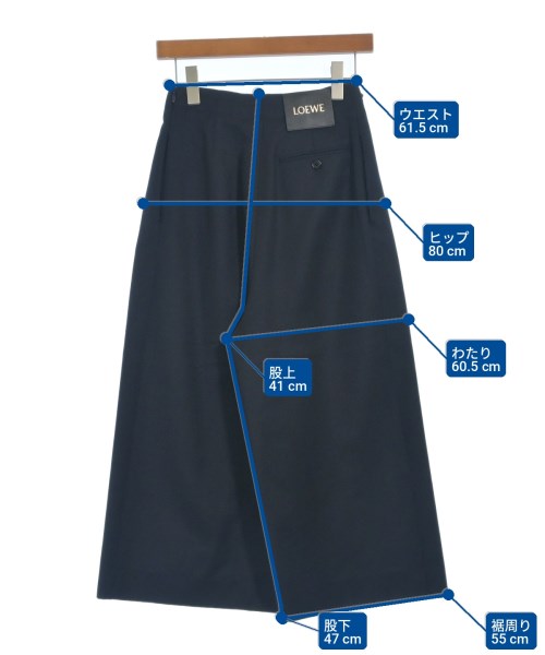 LOEWE（ロエベ）その他 紺 サイズ:32(XXS位) レディース/2200703919168