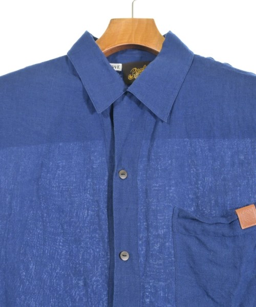 LOEWE（ロエベ）カジュアルシャツ 青 サイズ:38(XL位) メンズ/2200663388035