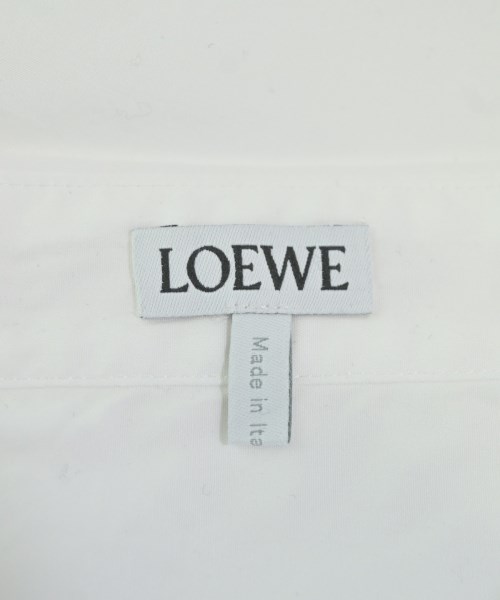 LOEWE（ロエベ）カジュアルシャツ 白 サイズ:41(XL位) メンズ/2200663616022