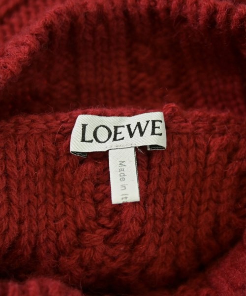 LOEWE（ロエベ）ニット・セーター 赤 サイズ:XS メンズ/2200666014153