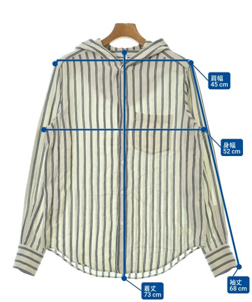LOEWE（ロエベ）カジュアルシャツ 白 サイズ:XS メンズ/2200666014269