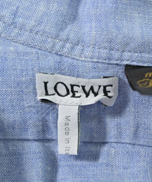LOEWE（ロエベ）カジュアルシャツ 青 サイズ:XS メンズ/2200666014276