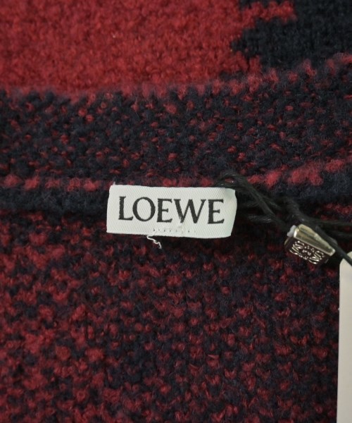 LOEWE（ロエベ）カーディガン 赤 サイズ:L メンズ/2200666081094