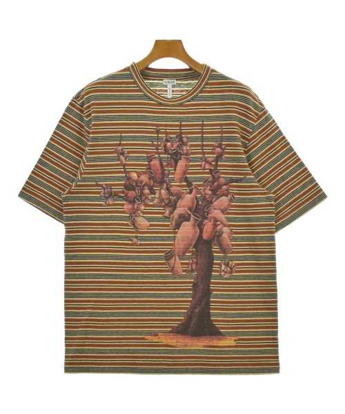 LOEWE(ロエベ)Tシャツ・カットソー 茶 サイズ:L/2200666088185