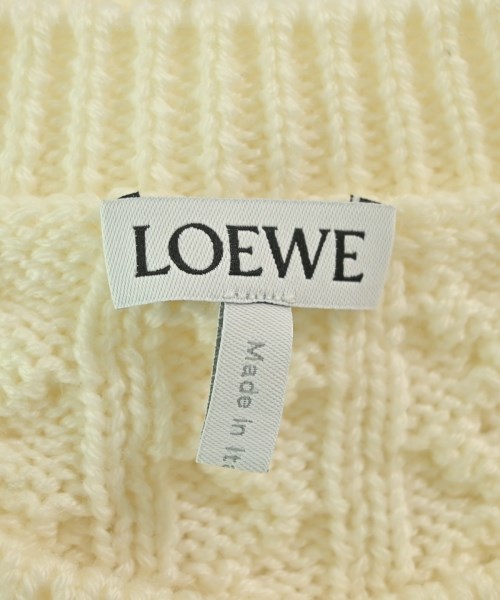LOEWE（ロエベ）ベスト/ノースリーブ 白 サイズ:S レディース/2200664055073