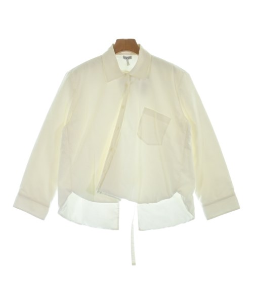 LOEWE(ロエベ)カジュアルシャツ 白 サイズ:36(XS位)/2200666345066