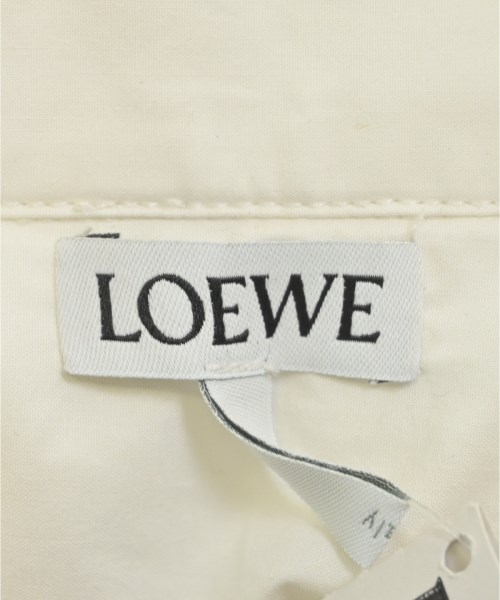LOEWE（ロエベ）カジュアルシャツ 白 サイズ:36(XS位) レディース/2200666345066