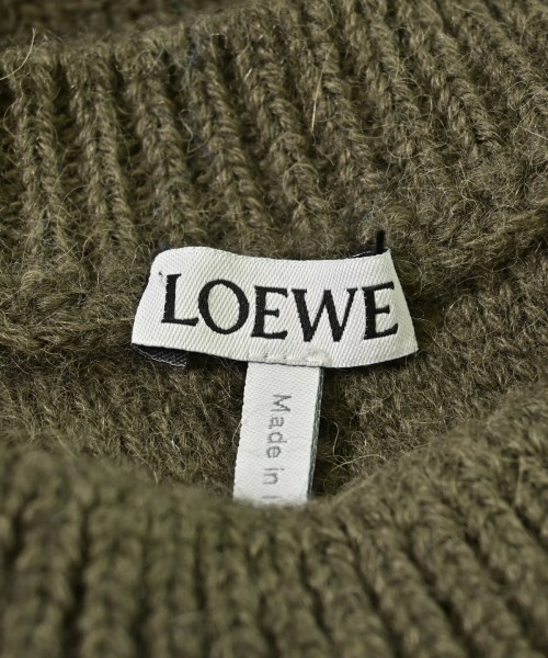 LOEWE（ロエベ）ニット・セーター カーキ サイズ:XS レディース/2200666991058