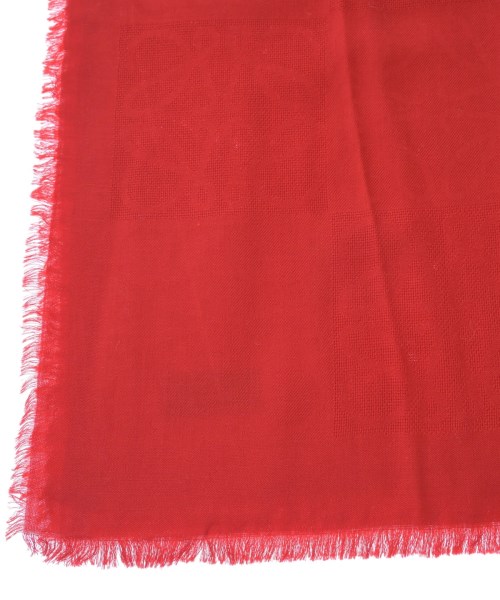 LOEWE（ロエベ）ストール 赤 サイズ:- レディース/2200663363117