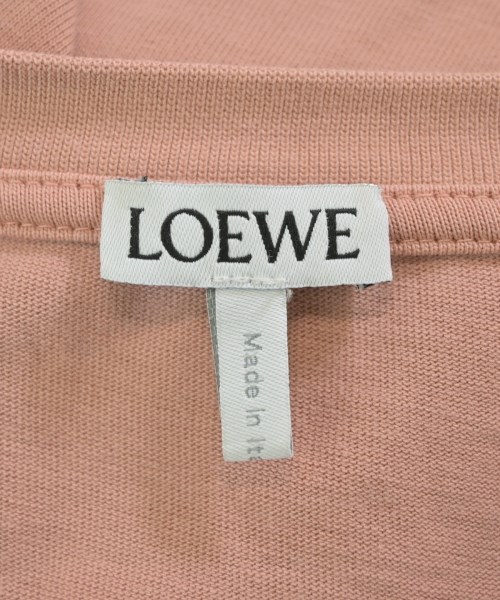 LOEWE（ロエベ）Tシャツ・カットソー ピンク サイズ:L メンズ/2200667683105