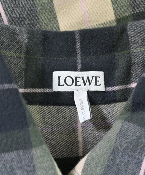 LOEWE（ロエベ）カジュアルシャツ 緑 サイズ:32(XS位) レディース/2200667865044
