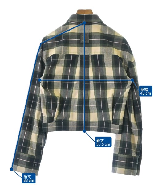 LOEWE（ロエベ）カジュアルシャツ 緑 サイズ:32(XS位) レディース/2200667865044