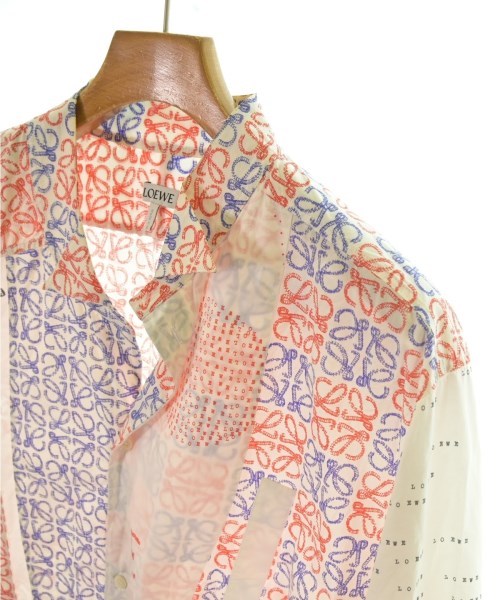 LOEWE（ロエベ）カジュアルシャツ 白 サイズ:L メンズ/2200669858013