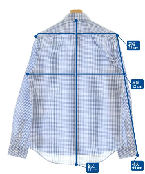 LOEWE（ロエベ）カジュアルシャツ 青 サイズ:37(XS位) メンズ/2200670214068