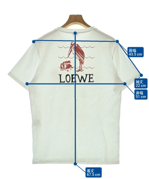LOEWE（ロエベ）Tシャツ・カットソー 白 サイズ:M メンズ/2200671167110