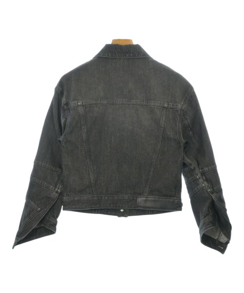 LOEWE（ロエベ）デニムジャケット 黒 サイズ:34(XXS位) レディース/2200671630010