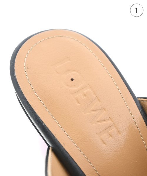 LOEWE（ロエベ）サンダル 黒 サイズ:EU36(22.5cm位) レディース/2200672319112