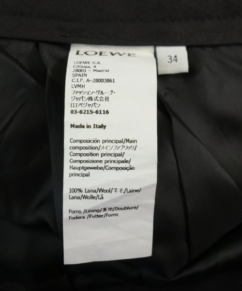 LOEWE（ロエベ）その他 黒 サイズ:34(XXS位) レディース/2200730690108