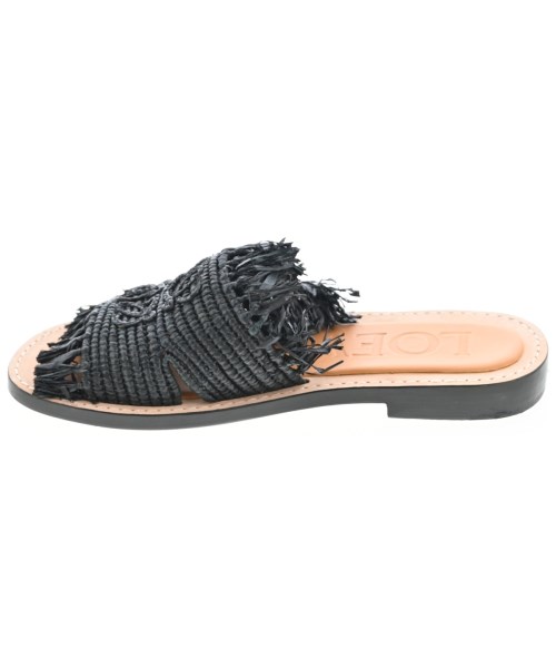 LOEWE（ロエベ）サンダル 黒 サイズ:EU39(25.5cm位) レディース/2200731482023