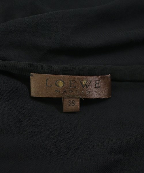 LOEWE（ロエベ）ひざ丈スカート 黒 サイズ:38(S位) レディース/2200720310122