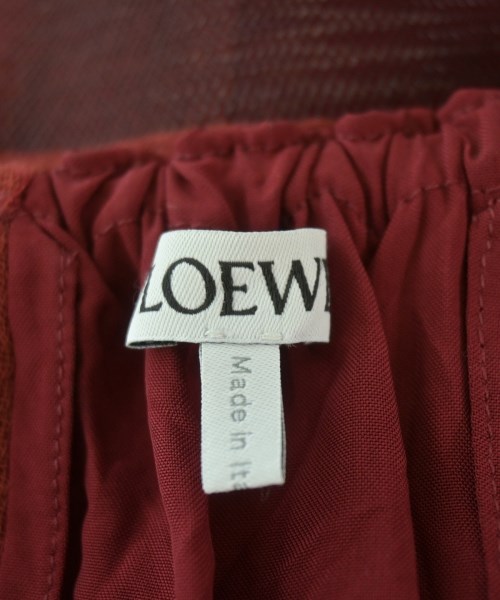 LOEWE（ロエベ）ワンピース 赤 サイズ:34(XXS位) レディース/2200734421302